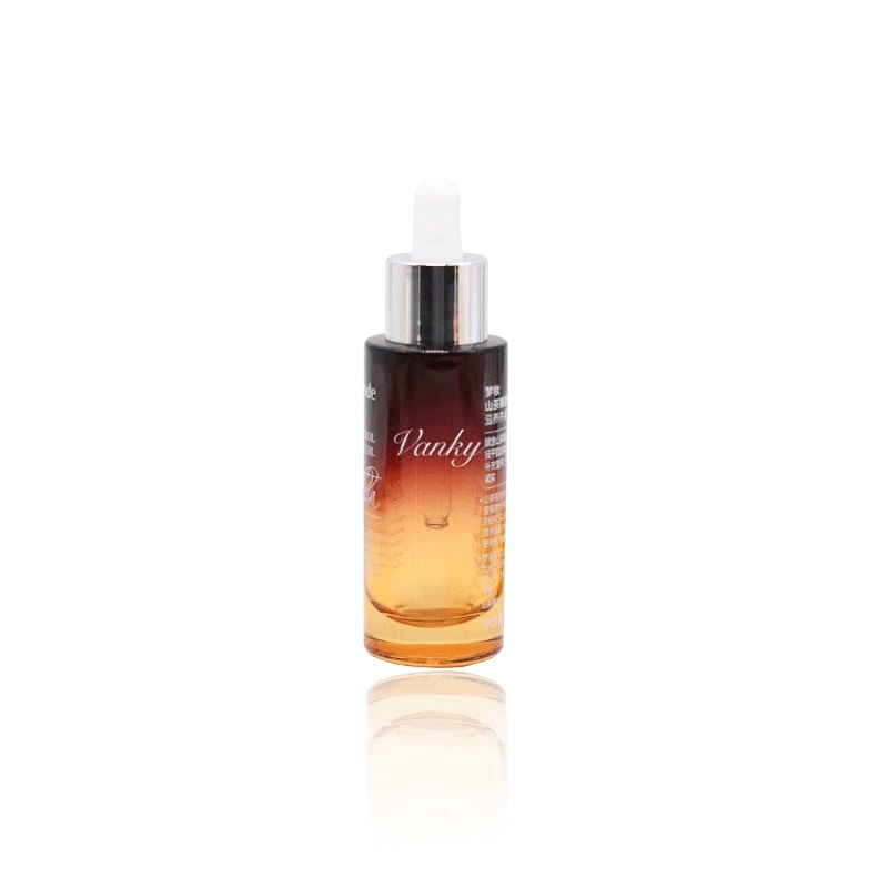 30ml clear serum glass bottle luxury cosmetic packaging for printed glass bottle for essential serum
