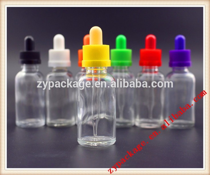 30ml cobalt blue essential oil glass dropper bottle with childproof cap wholesale