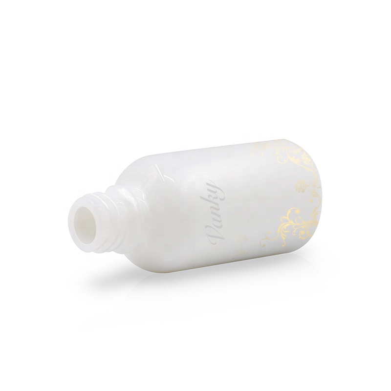 30ml cosmetic frosted glass serum bottle essential oil dropper bottle