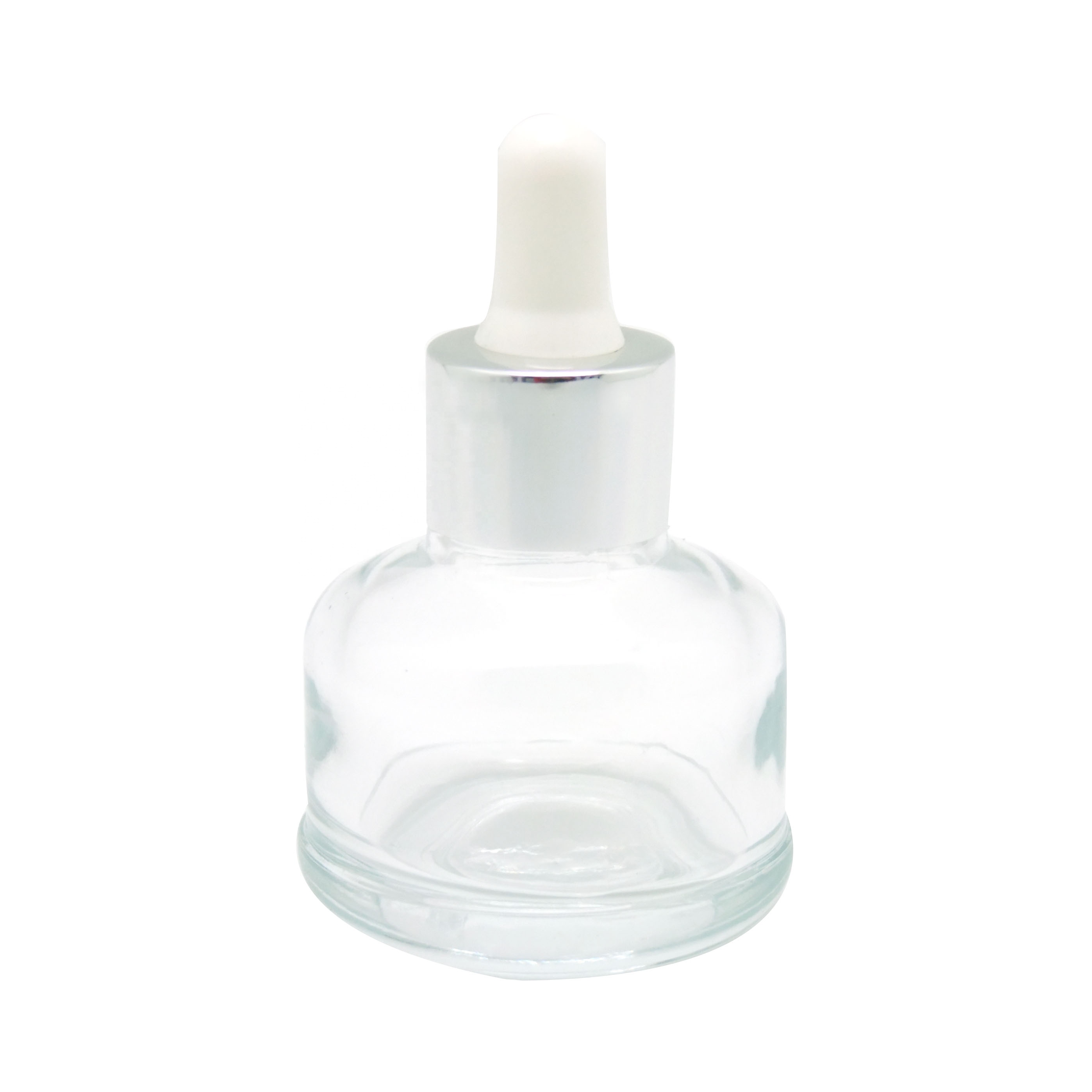 30ml cosmetic glass gold droppers bottles luxury 1oz eye serum glass bottles Haodexin hyaluronic serum stem cells technology