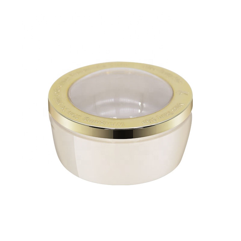 30ml custom makeup white acrylic body cream jars face eye cream jar bottle