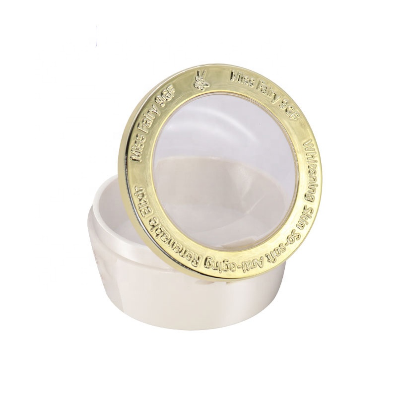 30ml custom makeup white acrylic body cream jars face eye cream jar bottle