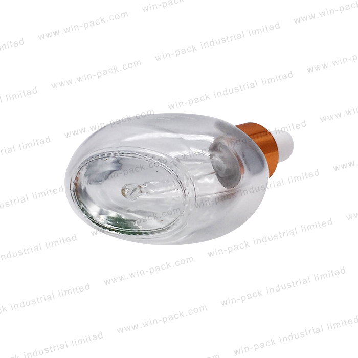 30ml custom pretty luxury rose gold dropper glass bottle for essential oil