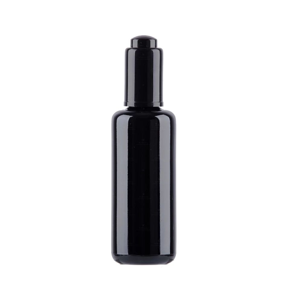 30ml dark violet glass essential oil bottle with dropper cap for essential oil