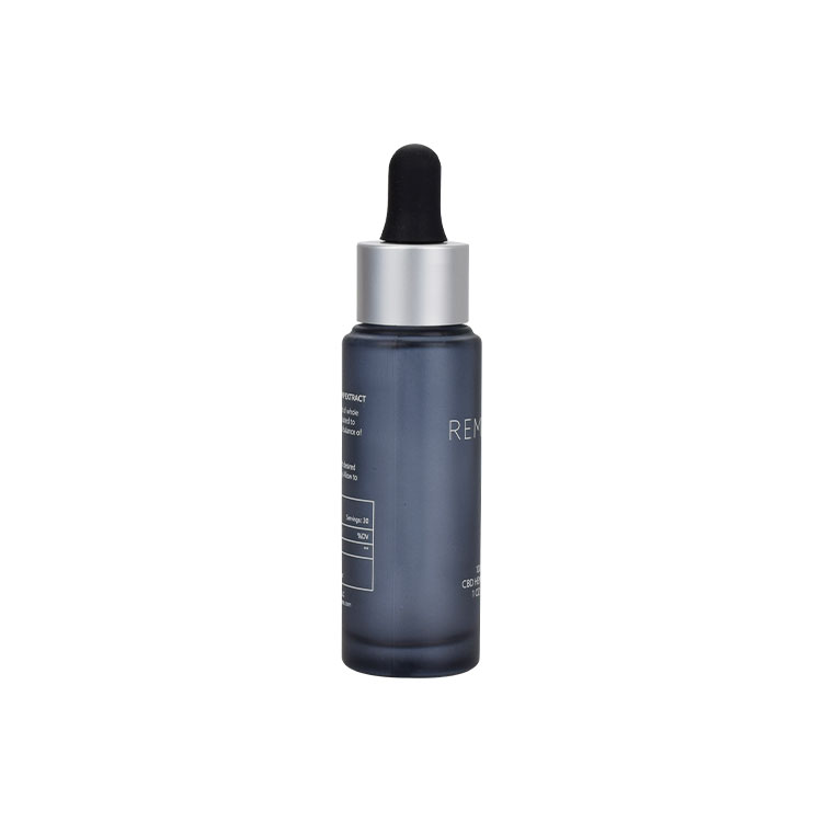 30ml dropper bottle frosted grey glass serum bottle