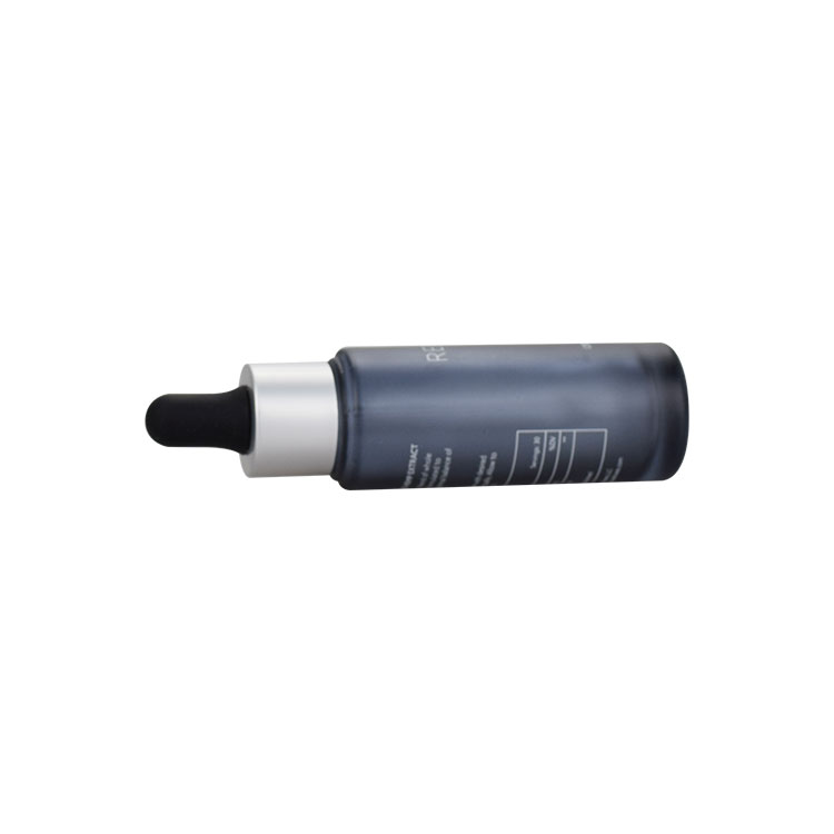 30ml dropper bottle frosted grey glass serum bottle