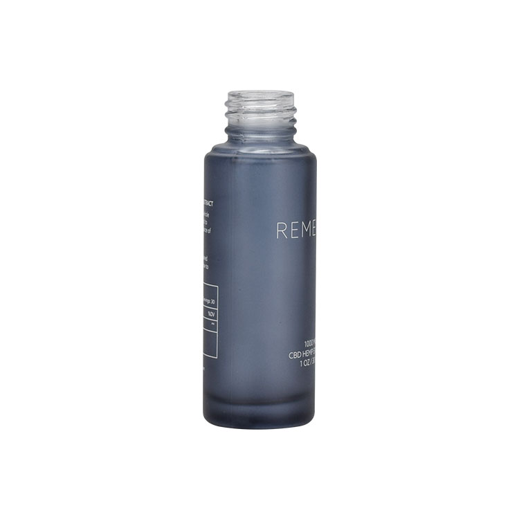 30ml dropper bottle frosted grey glass serum bottle