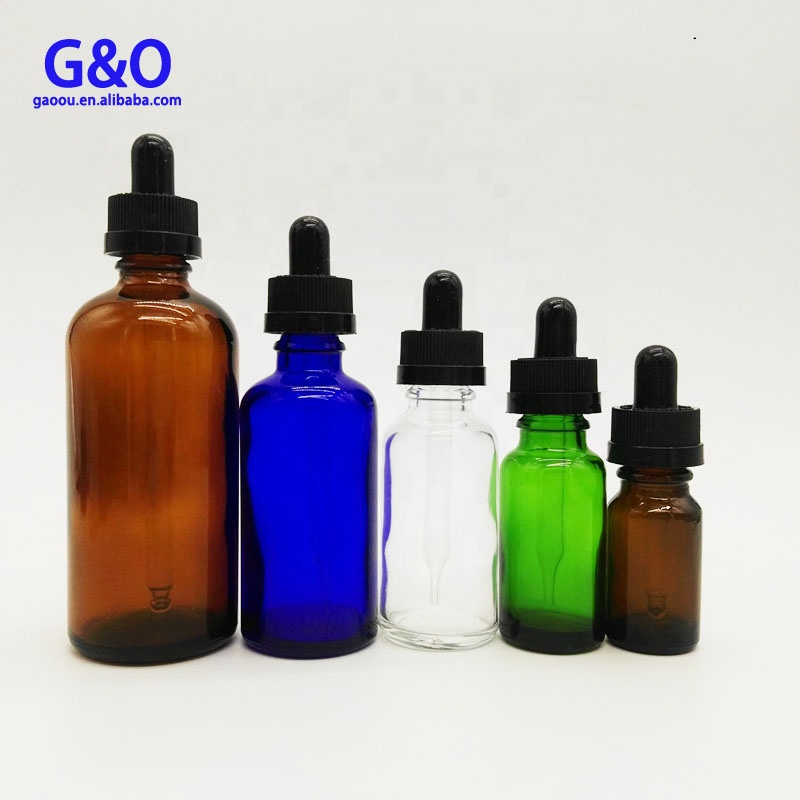 30ml e liquid black glass dropper bottles with childproof dropper and paper tube for e liquid