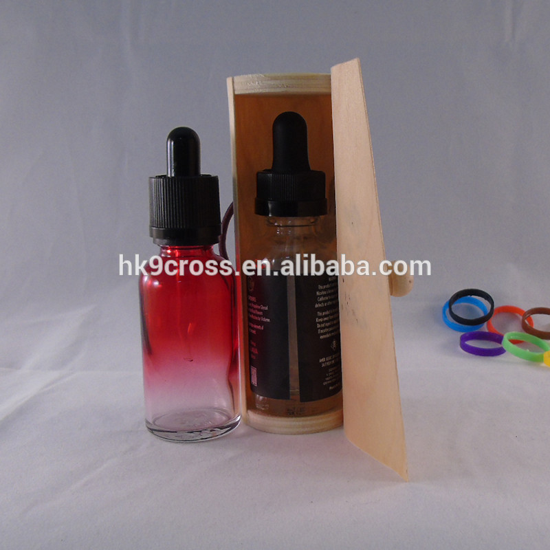 30ml e liquid black glass dropper bottles with childproof dropper and paper tube for e liquid