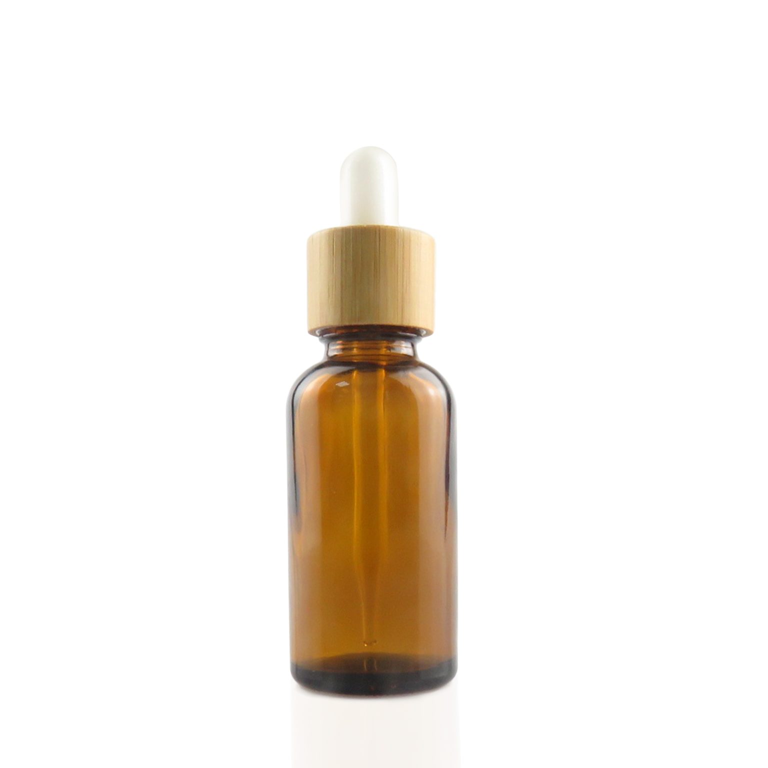 30ml e liquid essential oil amber glass bottle with wooden bamboo dropper caps