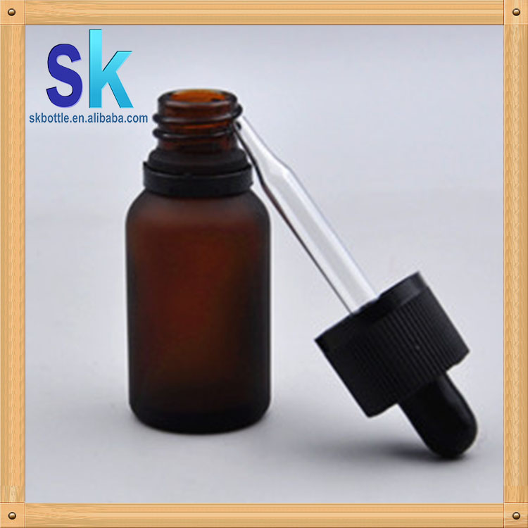 30ml eliquid matte black glass bottle drip with paper tube