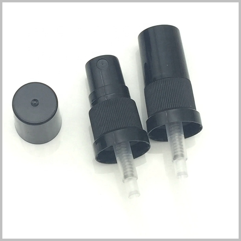 30ml empty amber glass bottles 1 oz brown glass essential oil bottle sprayer 30 ml with 18/415 black plastic fine mist spray