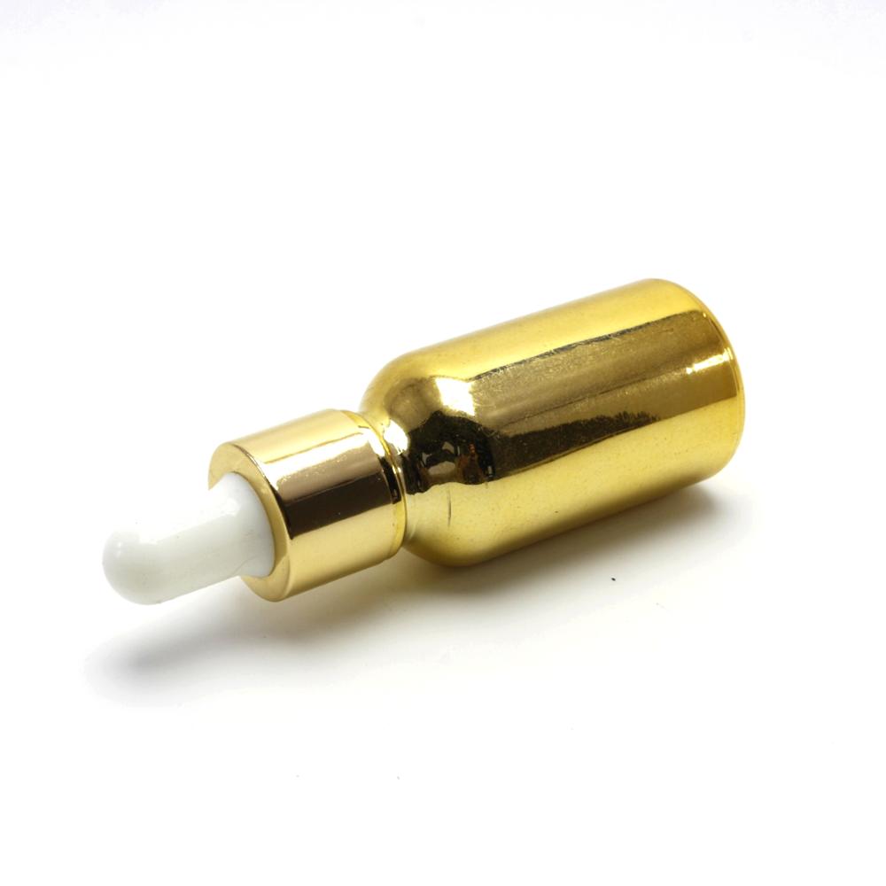 30ml empty glass liquor bottle with dropper cap could custom color GR-036R