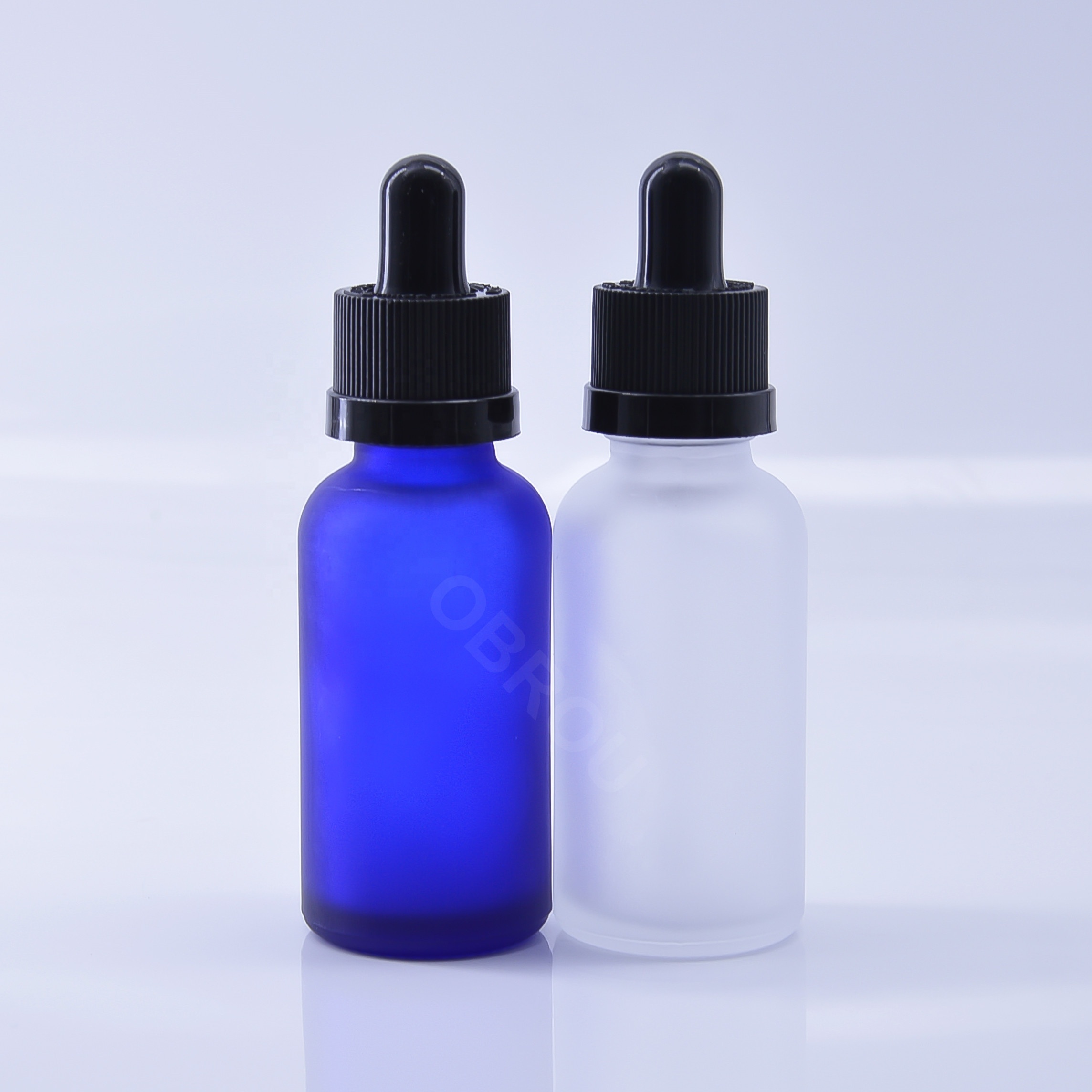 30ml essential oil glass bottle frosted green color brown color dropper bottle e liquid essential oil bottle