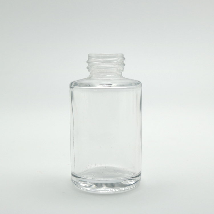 30ml flat shoulder essential oil glass dropper bottle