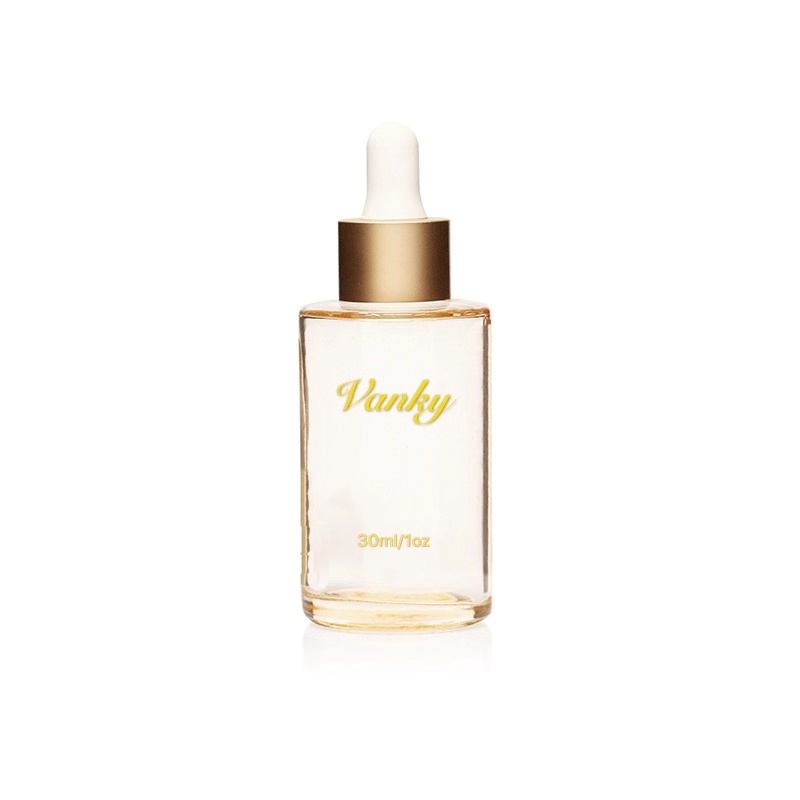 30ml flat shoulder high end violet Cosmetic Glass bottle