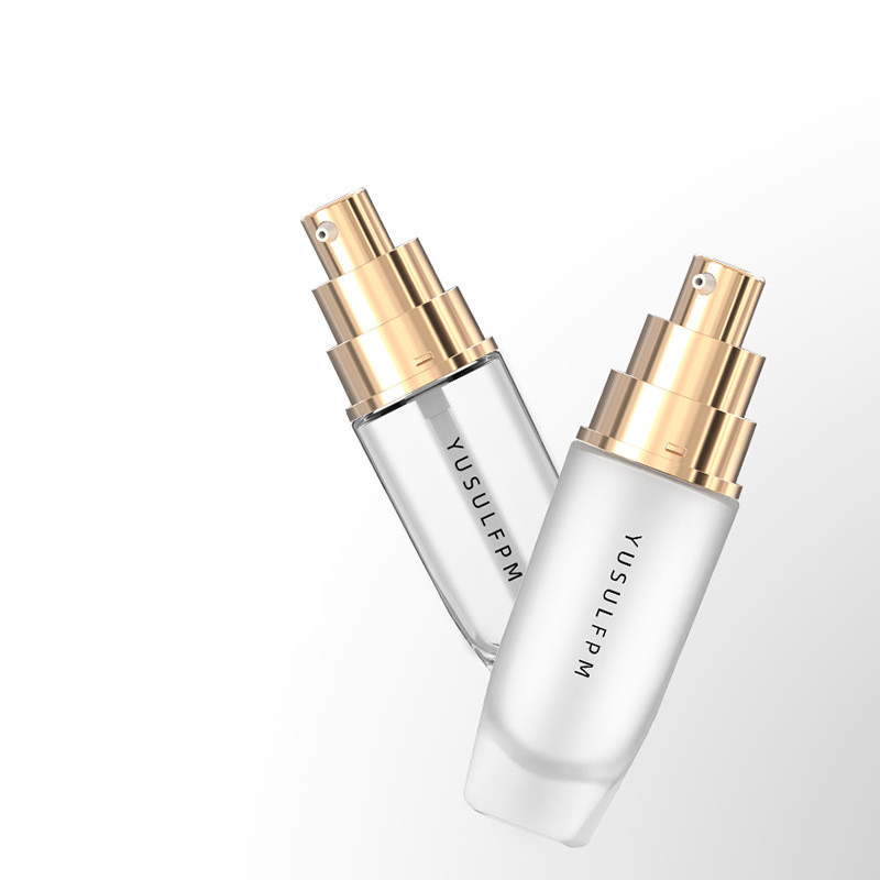 30ml foundation glass bottle empty glass foundation bottle round foundation bottle