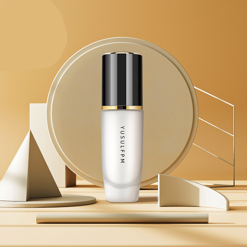 30ml foundation glass bottle empty glass foundation bottle round foundation bottle