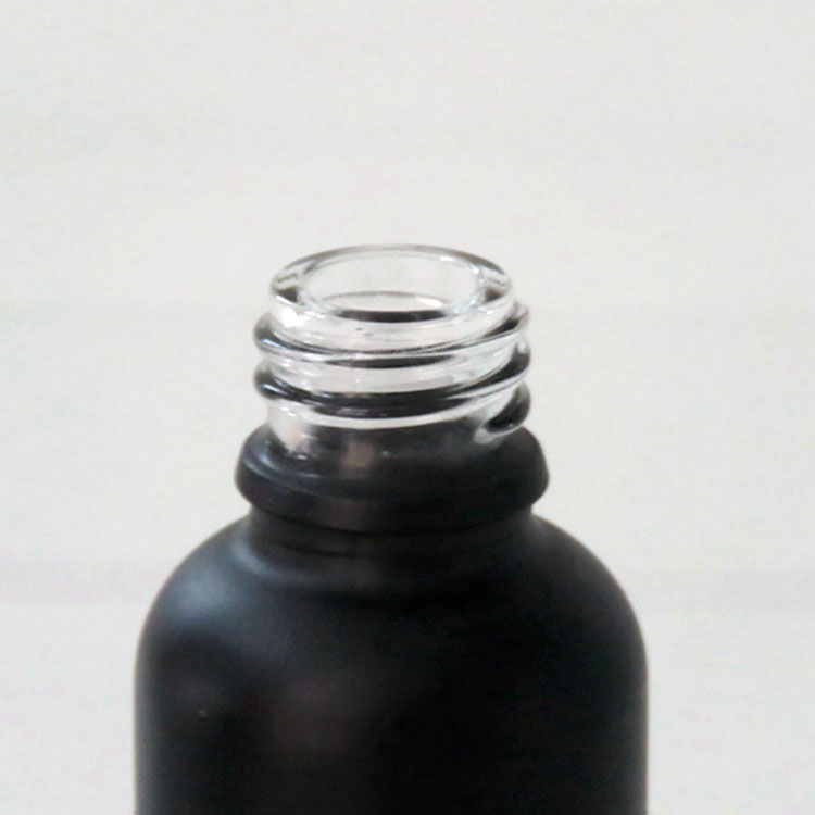 30ml frosted black glass dropper eliquid ejuice stock bottle with golden silver black aluminum cap