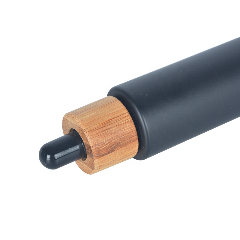 30ml frosted dropper glass bottle with bamboo dropper 2020 new trend