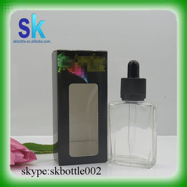 30ml glass bottle dropper box/e liquid dropper frosted glass/glass dropper bottle with packaging