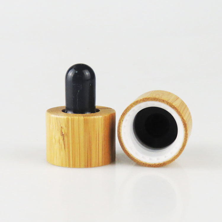 30ml glass bottle with dropper 1oz black frosted liquid dropper bottle with bamboo cap