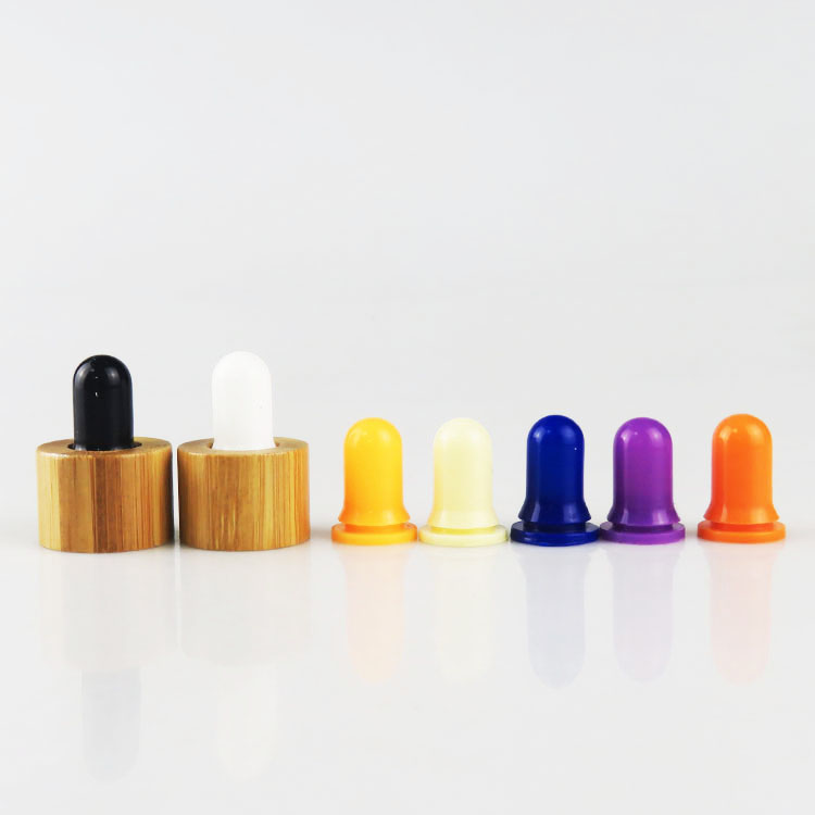 30ml glass bottle with dropper 1oz black frosted liquid dropper bottle with bamboo cap