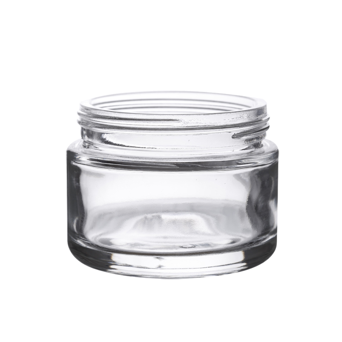 30ml glass cosmetic bottle Clear Cream Jar