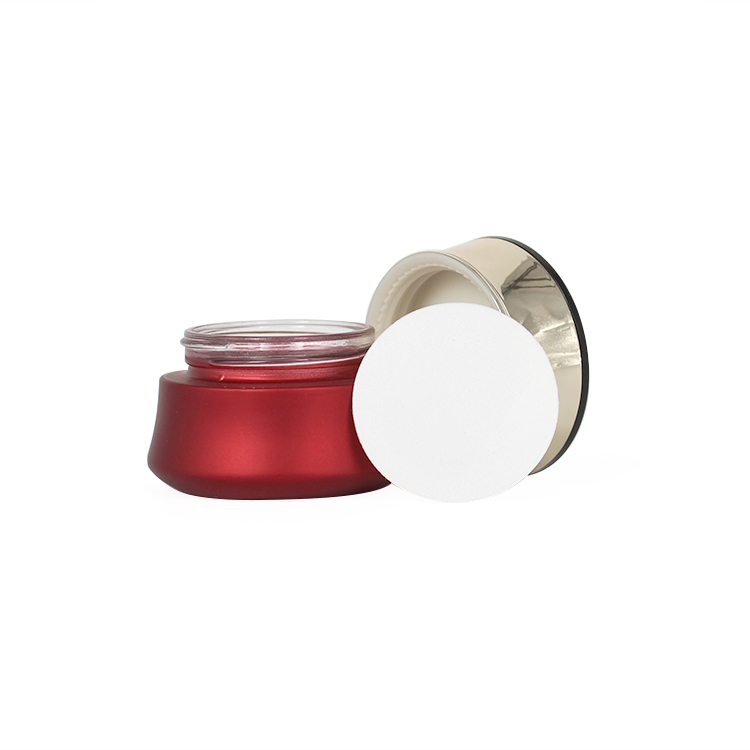 30ml glass cosmetic cream jar with lid