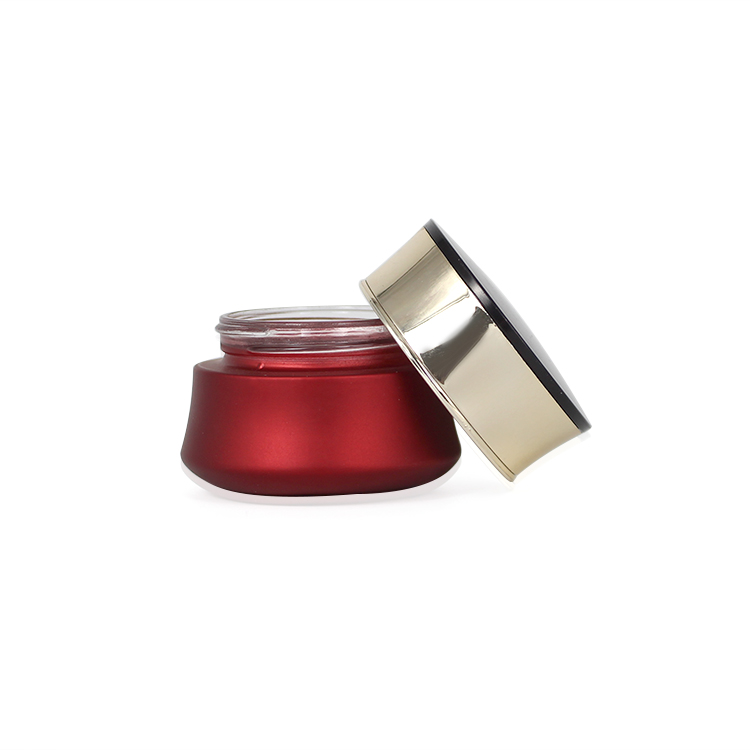 30ml glass cosmetic cream jar with lid
