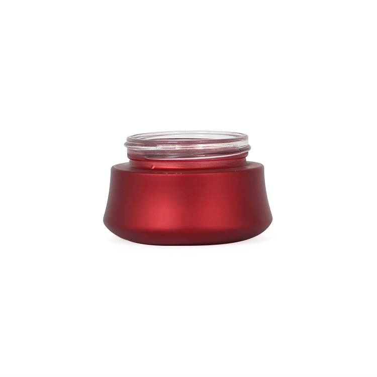 30ml glass cosmetic cream jar with lid