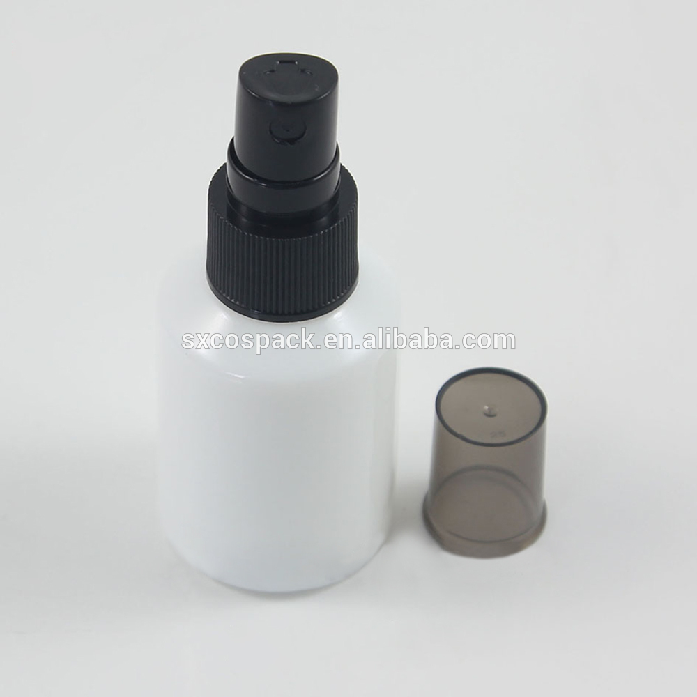30ml glass cosmetic opal white,matte clear, brown and clear spray bottle with cap
