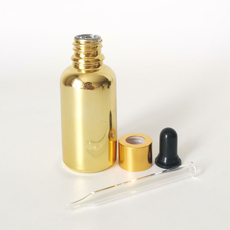 30ml gold glass dropper bottle essential oil bottle dropper wholesale