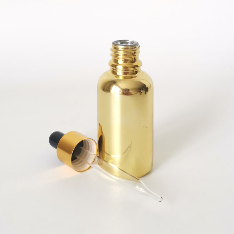 30ml gold glass dropper bottle essential oil bottle dropper wholesale