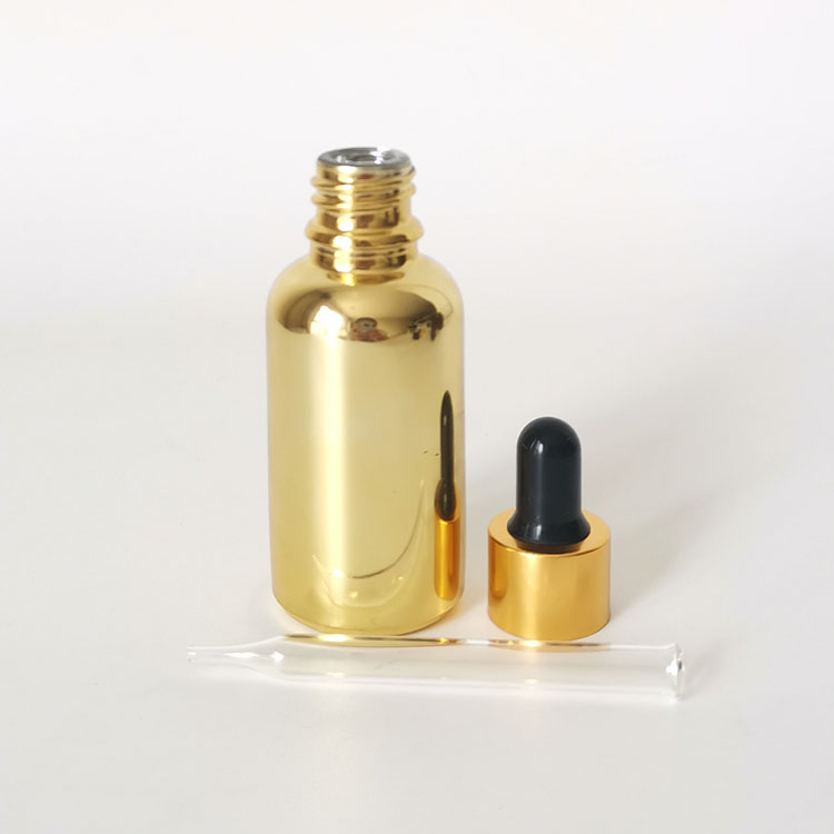 30ml gold glass dropper bottle essential oil bottle dropper wholesale