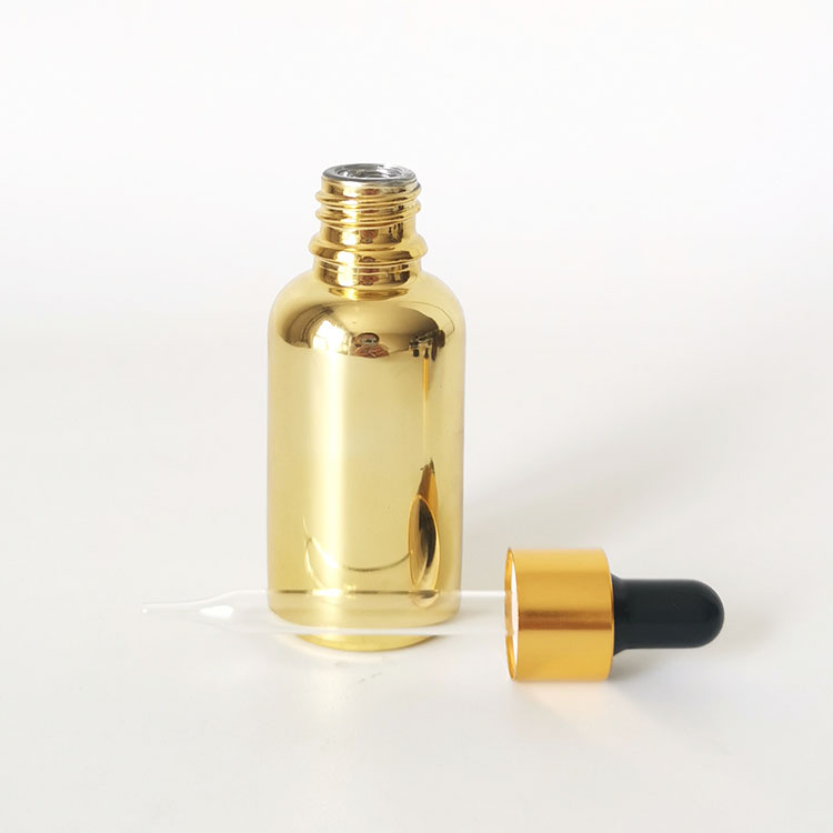 30ml gold glass dropper bottle essential oil bottle dropper wholesale