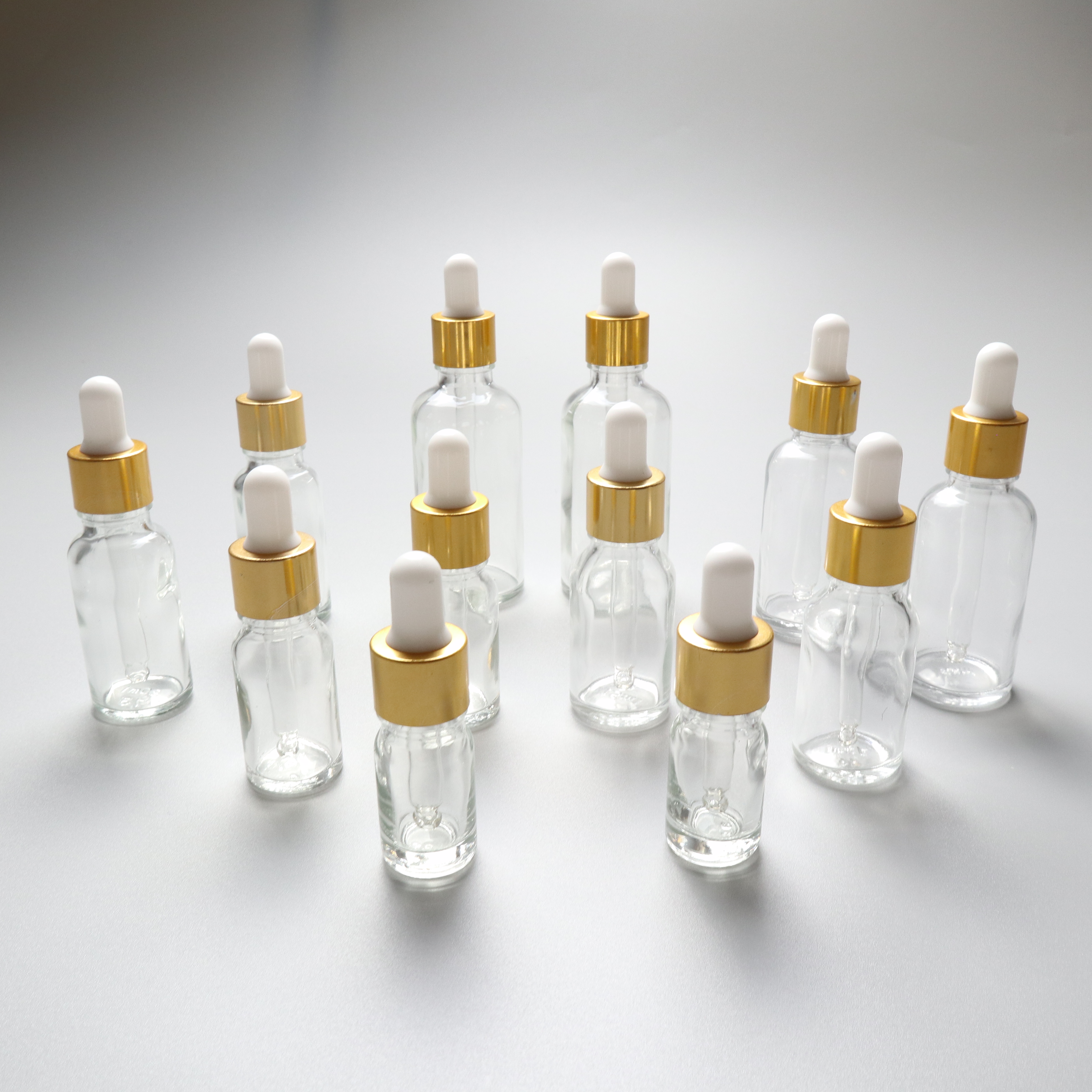 30ml gray clear 1 oz bottle with dropper