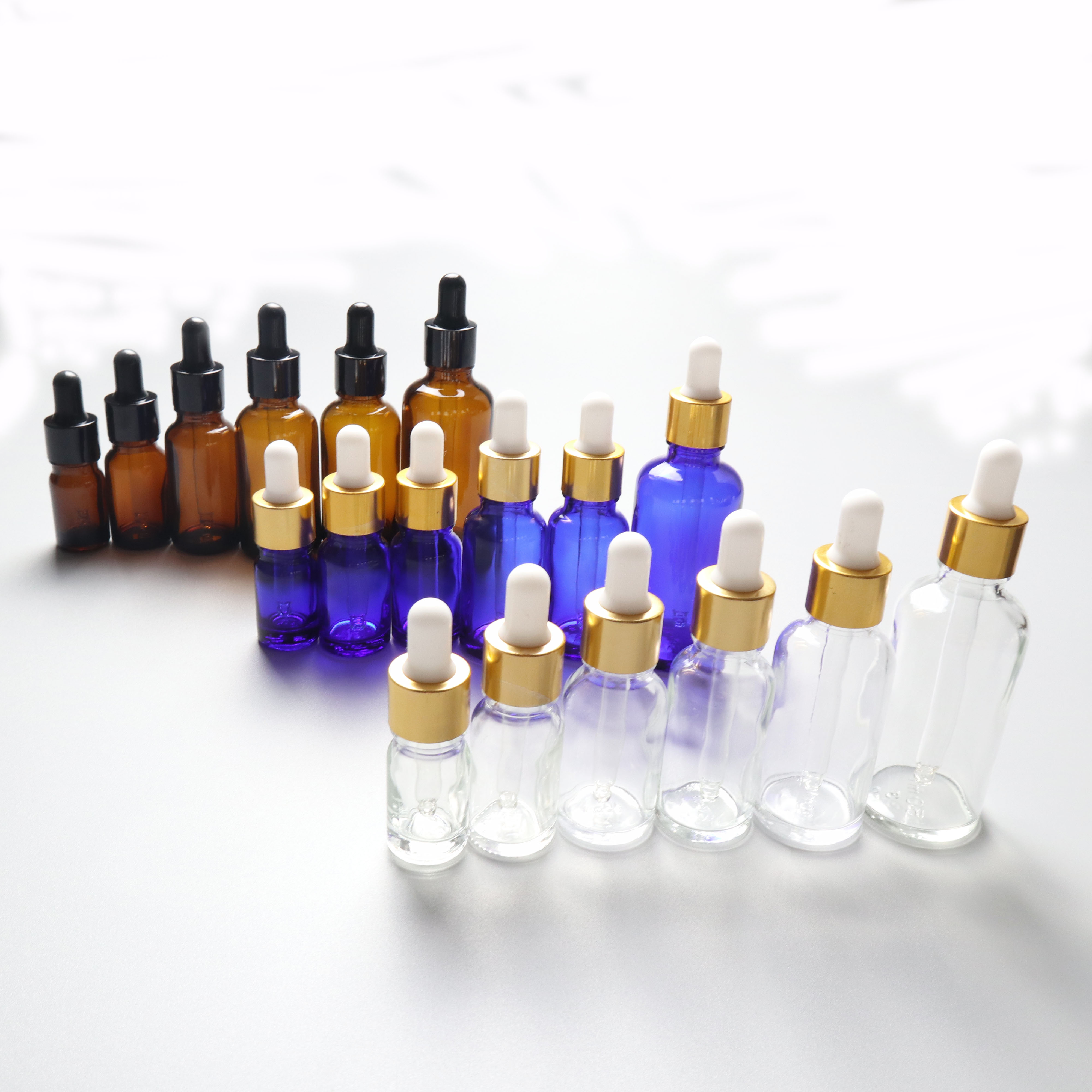 30ml gray clear 1 oz bottle with dropper