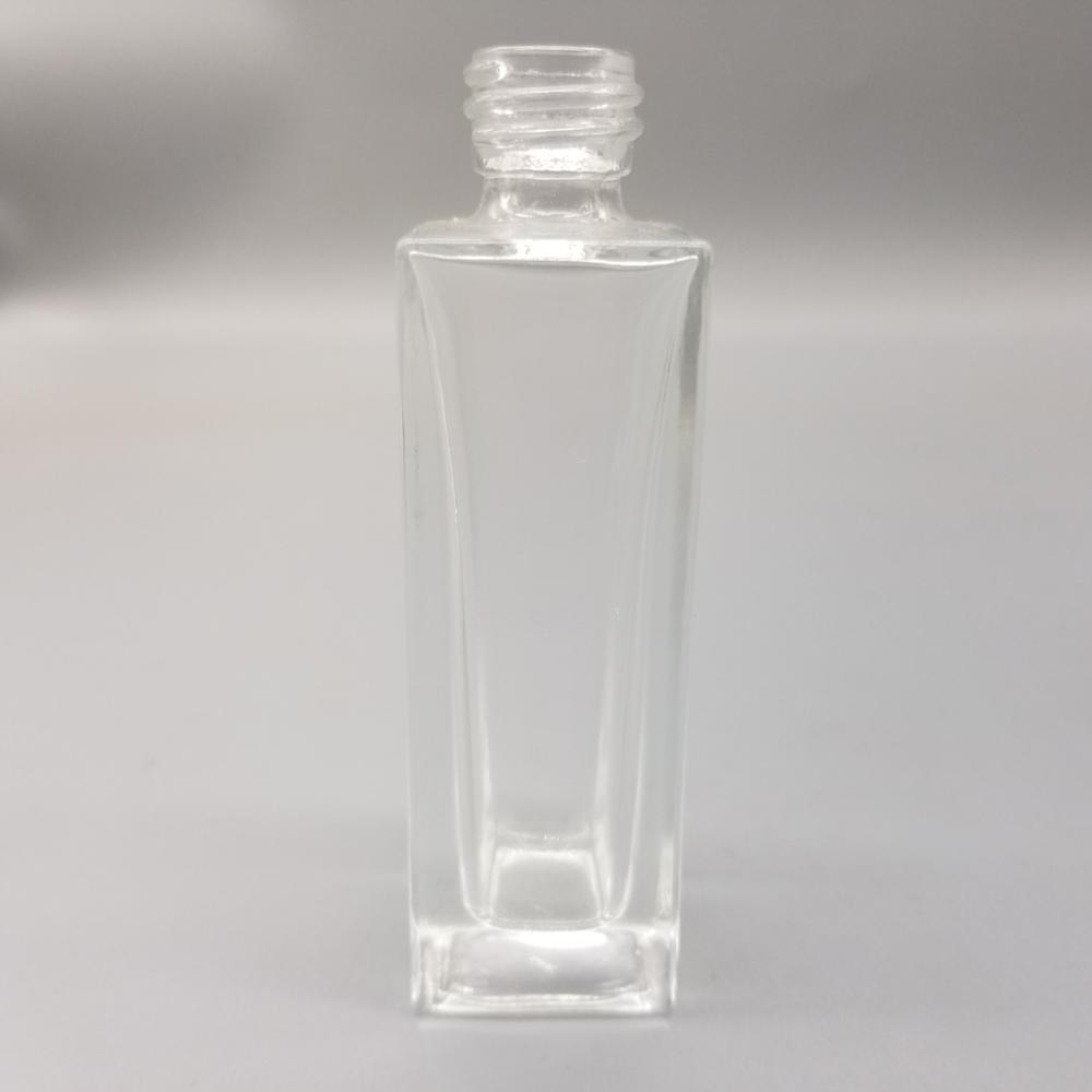 30ml hot sale square essential oil bottle with golden alumina dropper