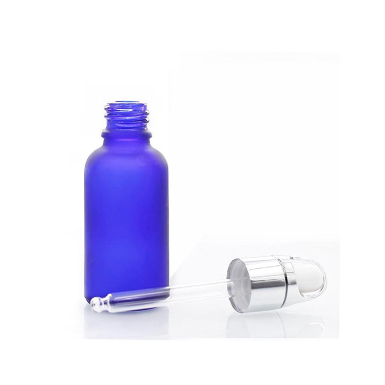 30ml matte black essential oil glass dropper Bottle for serum