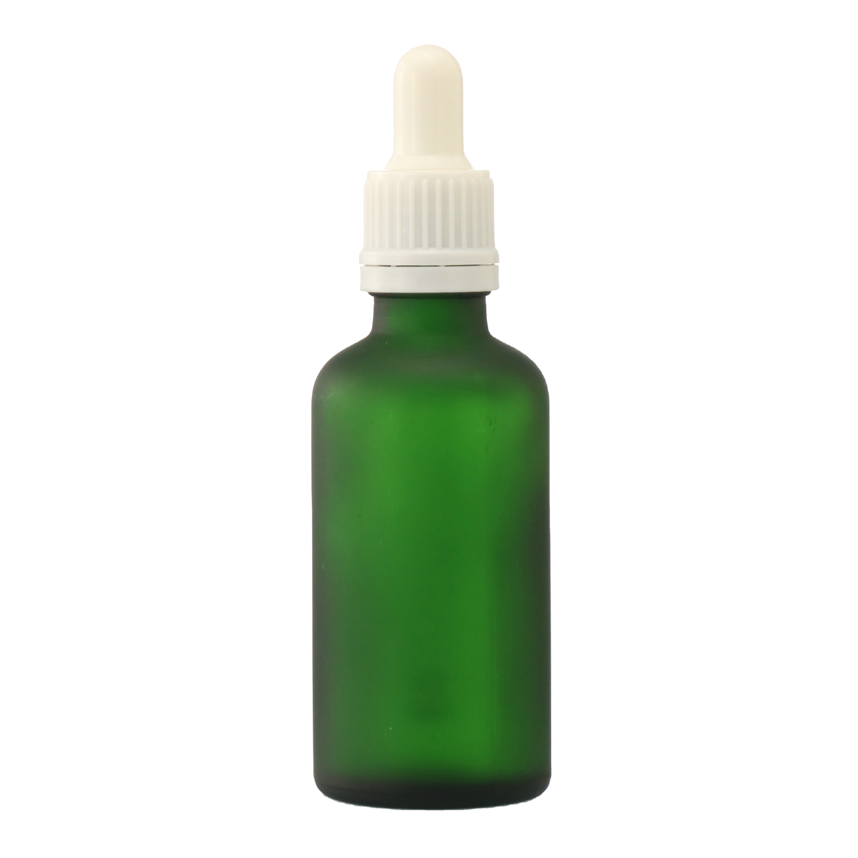 30ml matte glass dropper bottle with green dropper cap for cbd oil