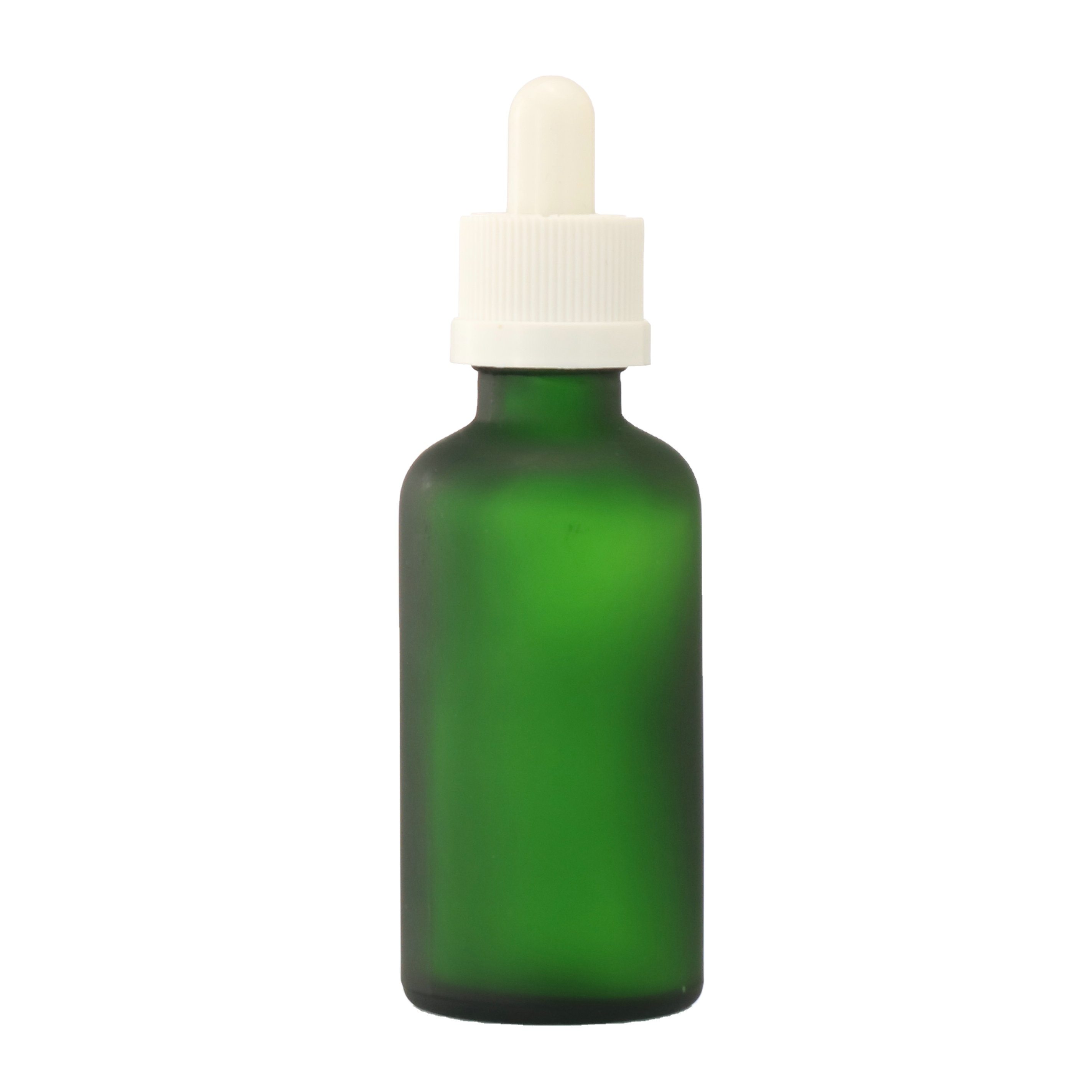 30ml matte glass dropper bottle with green dropper cap for cbd oil