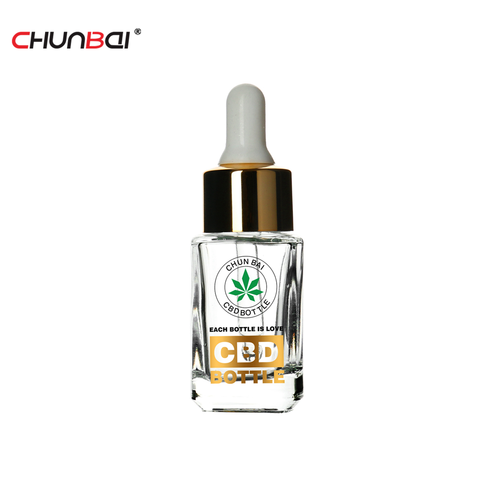 30ml matte glass dropper bottle with green dropper cap for cbd oil