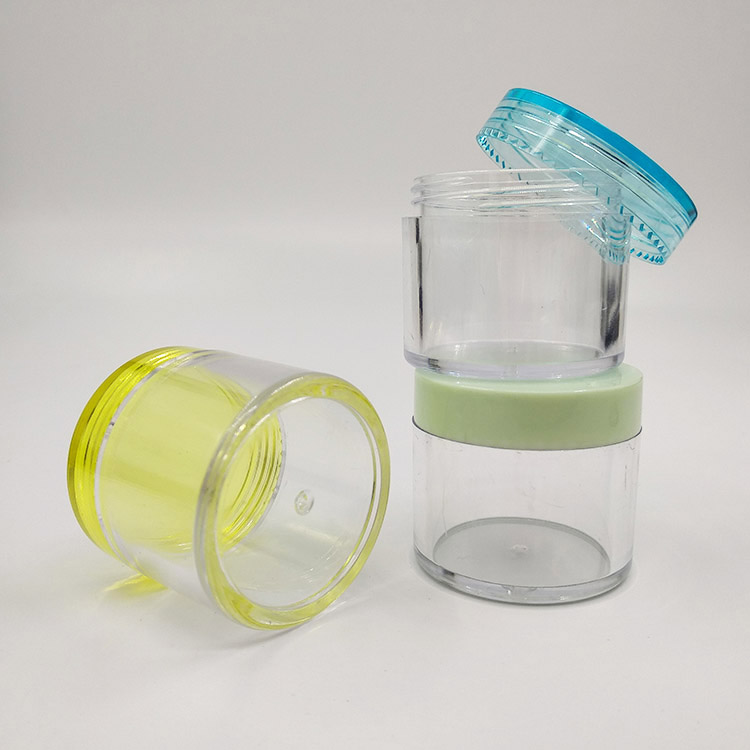 30ml plastic round 1oz cosmetic plastic cream jar factory supplier