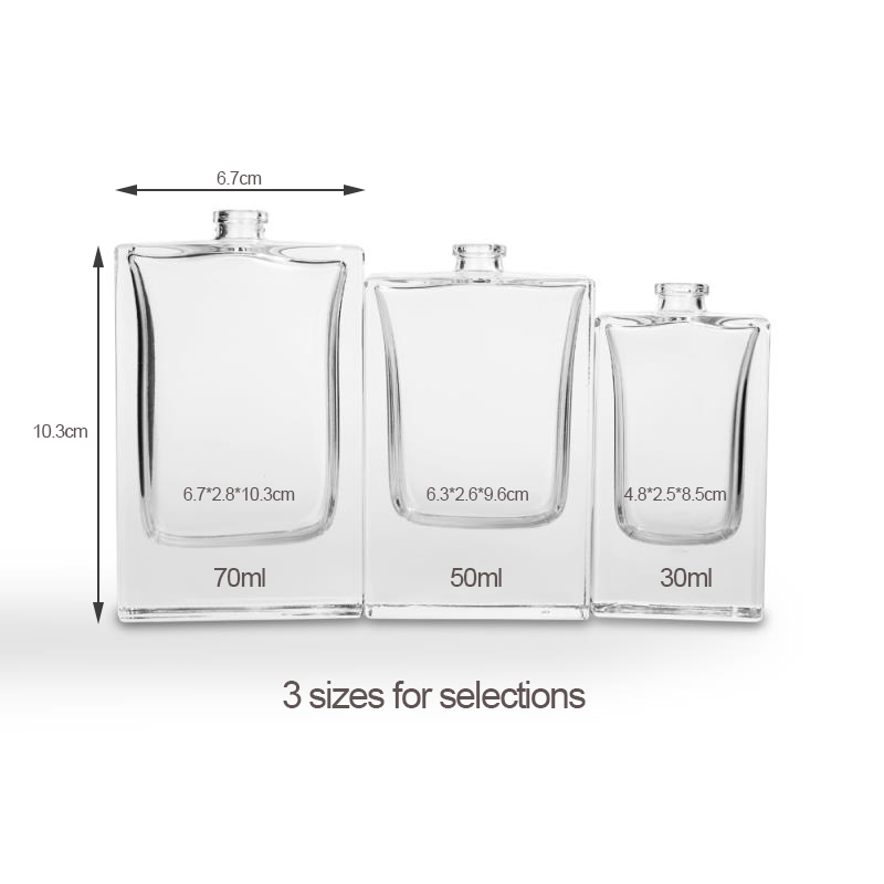 30ml reliable supplier made low MOQ stocked high quality good service empty clear glass cologne bottle with wooden top for sale