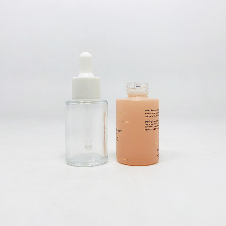 30ml rose gold bottlewith dropper cap empty serum bottle hot sale