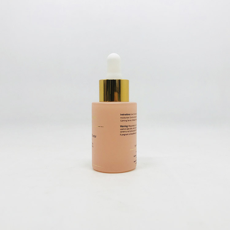 30ml rose gold bottlewith dropper cap empty serum bottle hot sale
