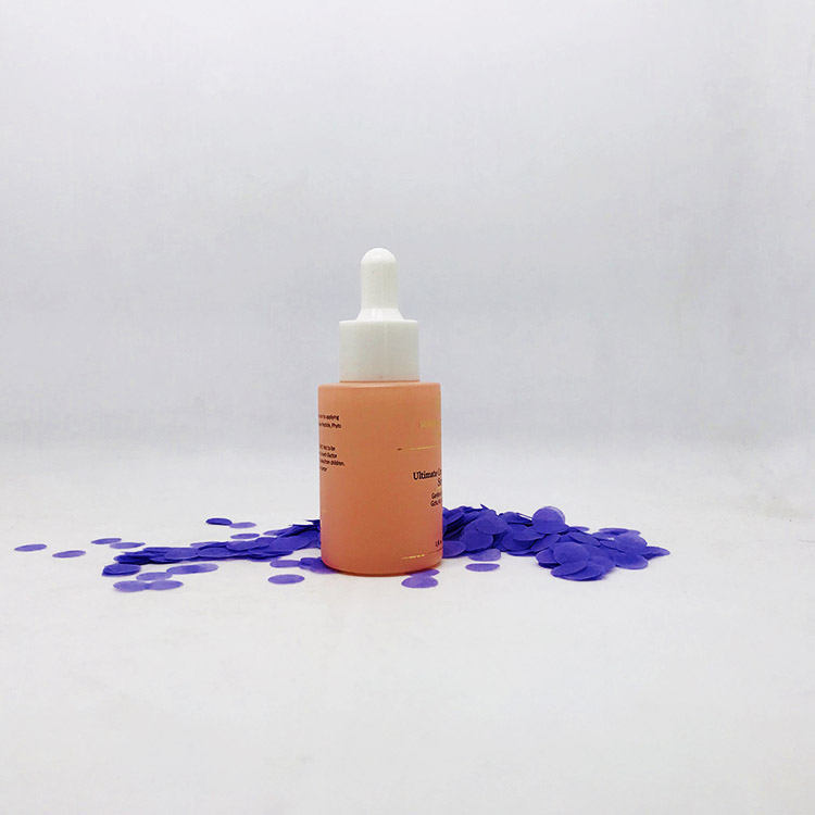 30ml rose gold bottlewith dropper cap empty serum bottle hot sale