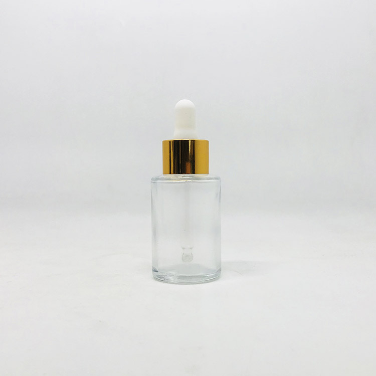 30ml rose gold bottlewith dropper cap empty serum bottle hot sale