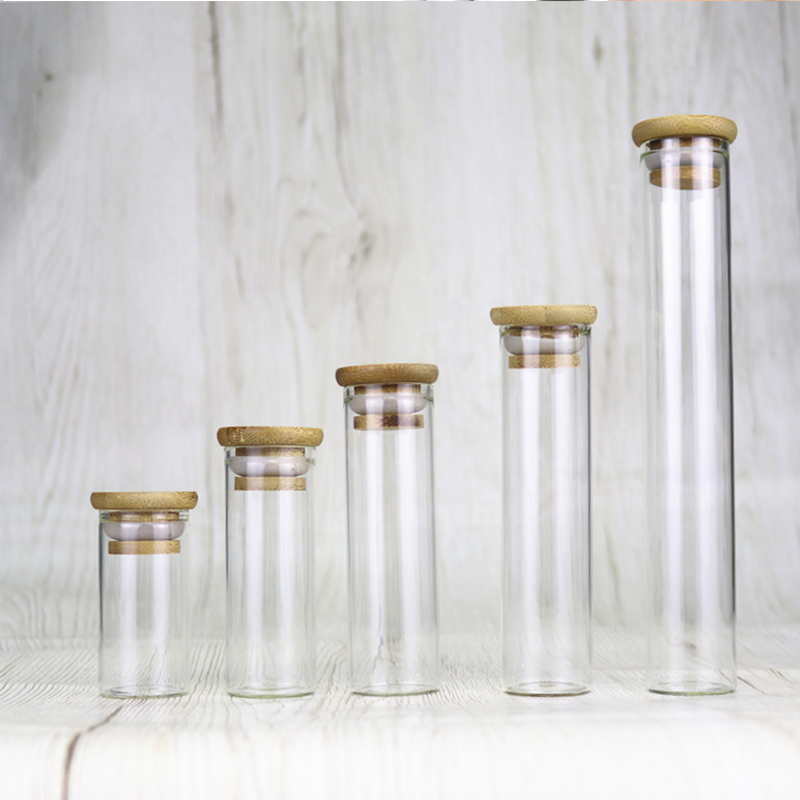 30ml saffron packaging bottle 50ml small storage tank straight tube glass bottle